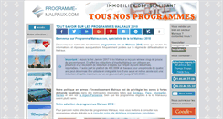 Desktop Screenshot of programme-malraux.com